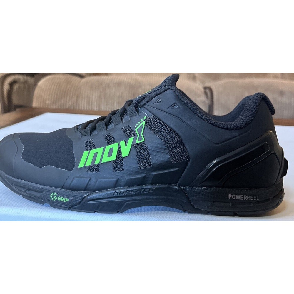 Inov-8 F-Lite G 290 Women 10 Men 8.5 Worn once Black‎ Neon Green Run/walk